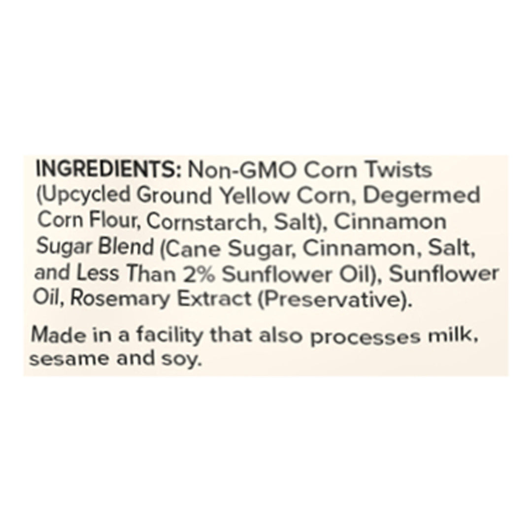 Pipcorn Cinnamon Sugar Twists 12/4.5 Oz [UNFI #64434]