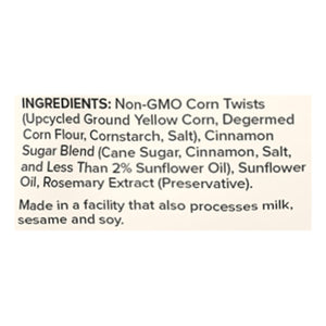Pipcorn Cinnamon Sugar Twists 12/4.5 Oz [UNFI #64434]