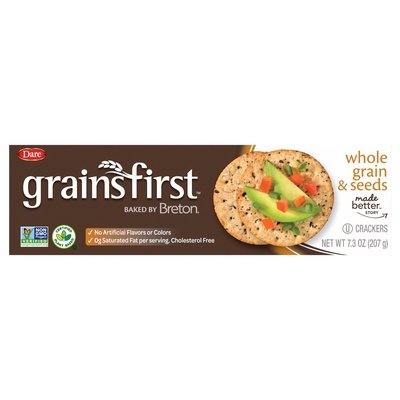 Breton/Dare Crackers Grainsfirst 12/7.3 Oz [UNFI #09588]