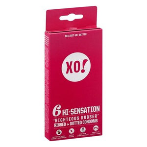 Xo! Condoms,Hi-Sensation 8/6 Ct [UNFI #67212] T