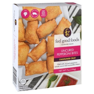 Feel Good Foods Uncured Pepperoni Pizza Snack 9/7 Oz [UNFI #18410]