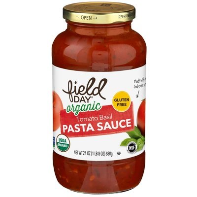 Field Day Tomato Basil Pasta Sauce 12/24 Oz [UNFI #48780]