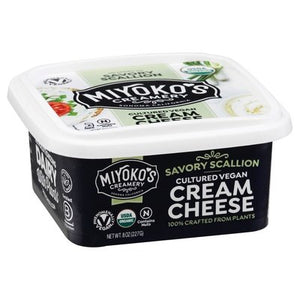 Miyokos Creamery Savory Scallion 6/8 Oz [UNFI #03981]