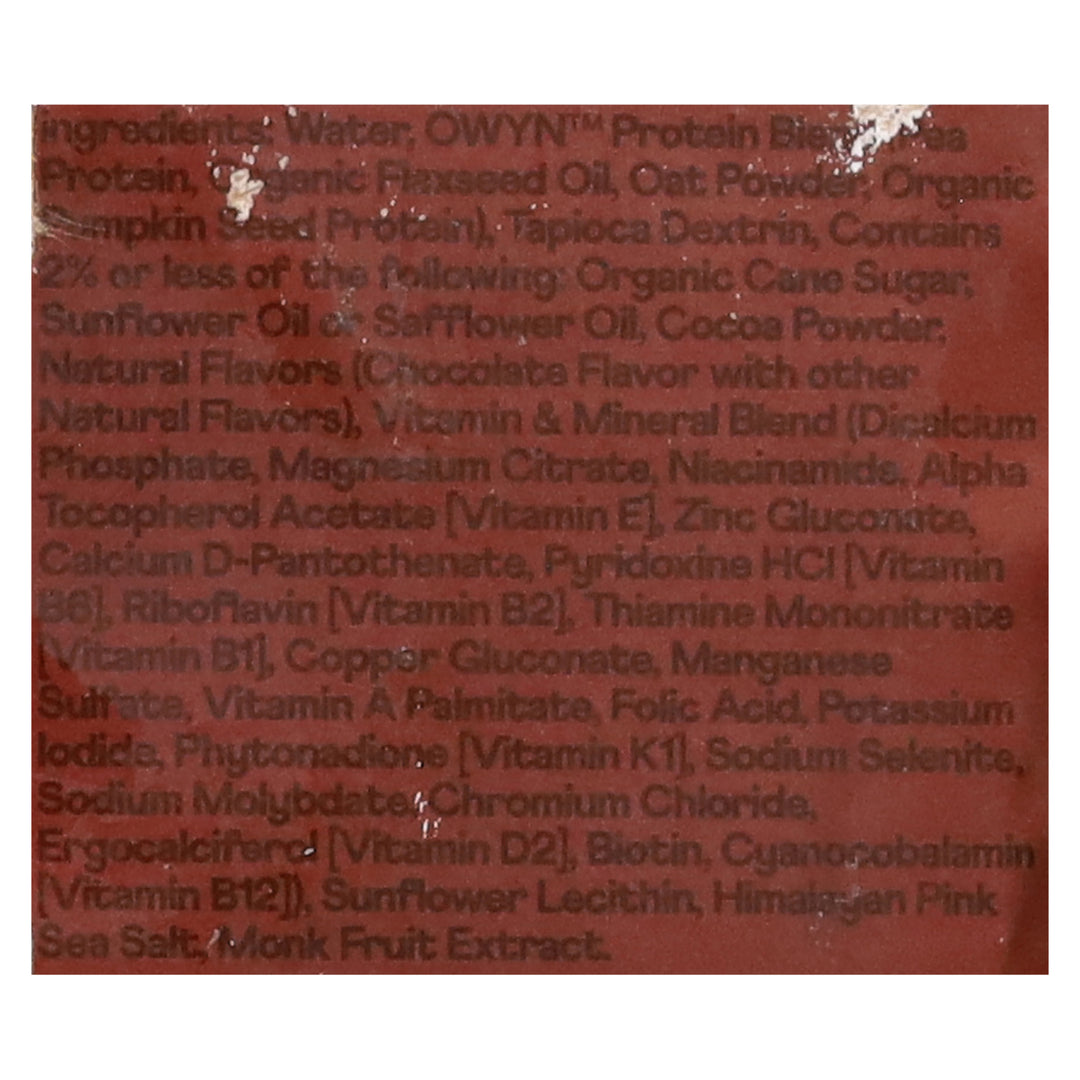Owyn-Only What You Need Choc Meal Replacement Plnt 3/4/11.15 [UNFI #78612] T
