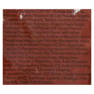 Owyn-Only What You Need Choc Meal Replacement Plnt 3/4/11.15 [UNFI #78612] T