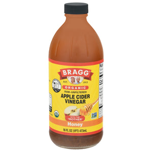 Bragg HoneyBlend/Apple Cider Vingr Og2 6/16 OZ [UNFI #33778]