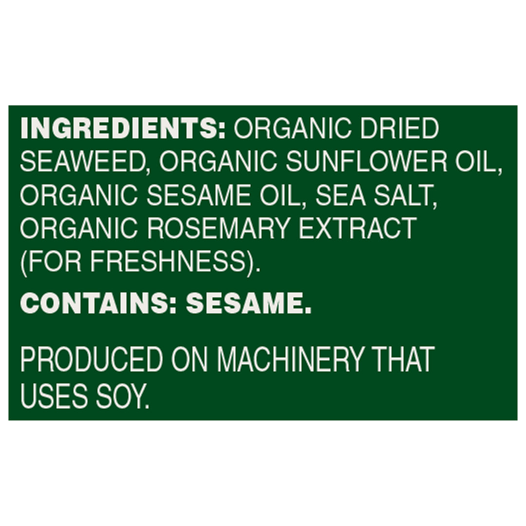 Bibigo Seaweed Snack Sesame 12/3.5 Oz [UNFI #55856]