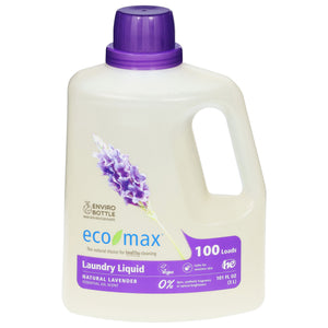 Eco-Max Laundry Liquid Natural Lavender 4/101 OZ [UNFI #41678] T