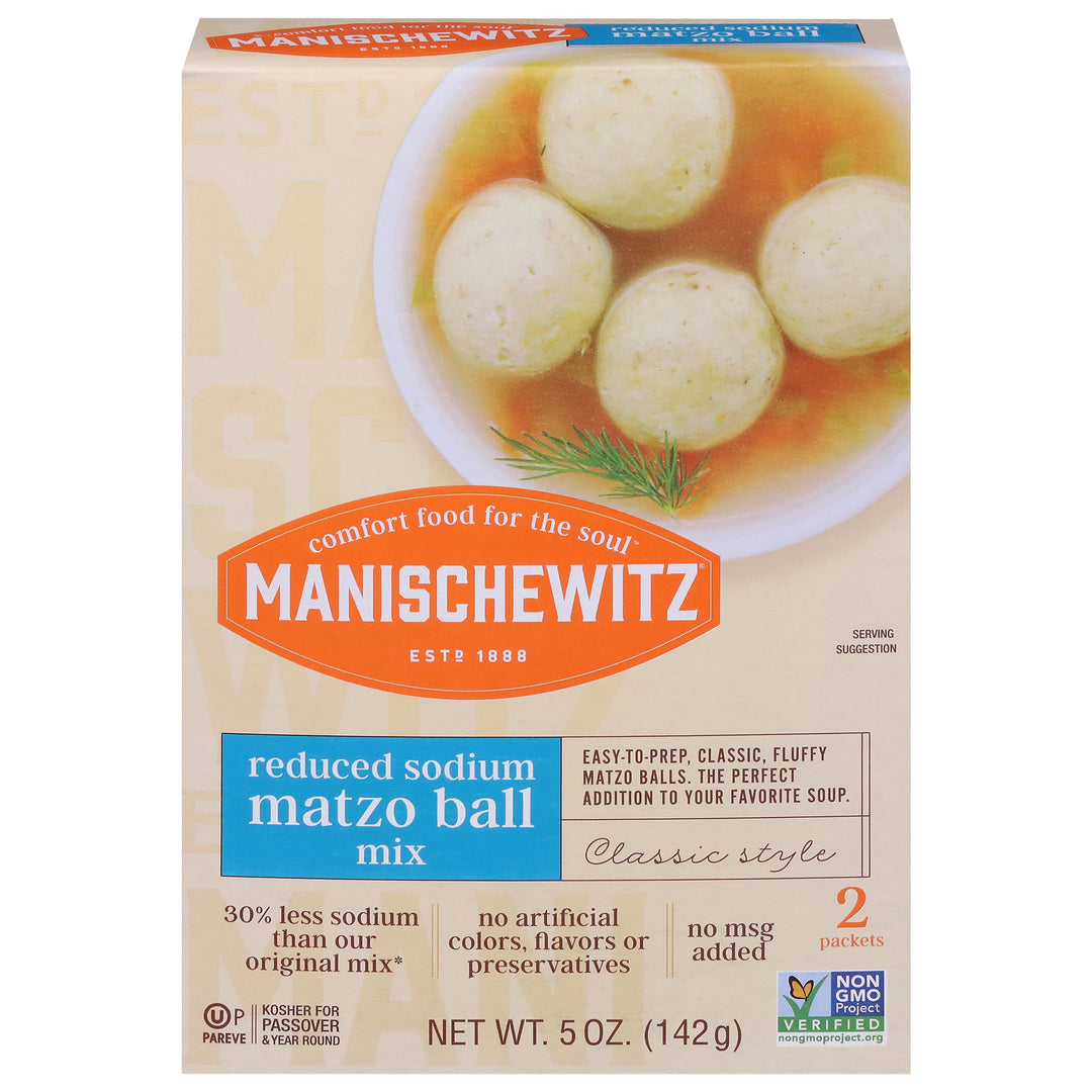 Manischewitz Mix Matzo Ball Reduced Sodium 12/5 OZ [UNFI #73433]