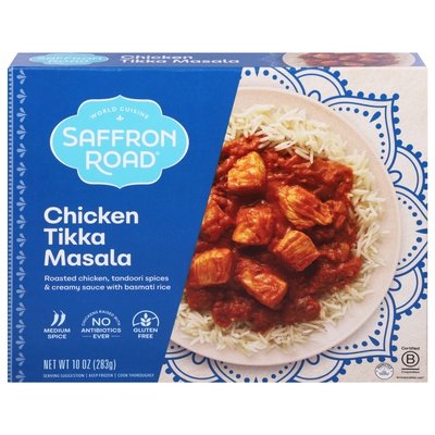 Saffron Road Chicken Tikka Masala 8/10 Oz [UNFI #78993]