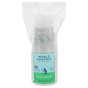 World Centric Clear Cups Cold 16 Oz 12/20 Ct [UNFI #89494] T