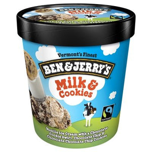 Ben & Jerrys Milk & Cookies 8/Pint [UNFI #74794]