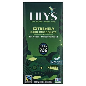 Lilys 85% Dkchocolate,Stevia Sweetnd 12/2.8 Oz [UNFI #71979]