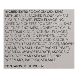 King Arthur Flour Focaccia Mix Kit 6/18.4 Oz [UNFI #51605]
