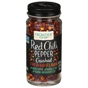 Frontier Nat Prod Co-op Chili Peppers Red Crushed 1.2 Oz [UNFI #28417]