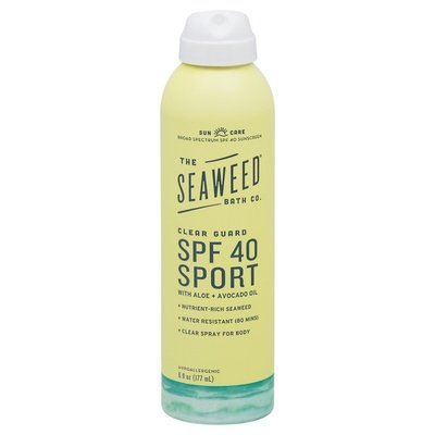 Seaweed Bath Co Clear Guard Sport Spf40 6 Oz [UNFI #33988] T