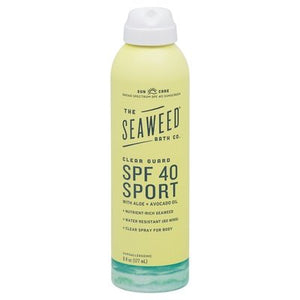 Seaweed Bath Co Clear Guard Sport Spf40 6 Oz [UNFI #33988] T