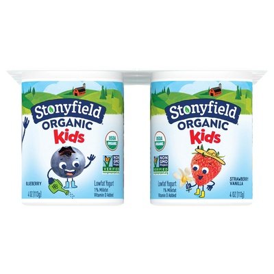 Stonyfield Organic Yokids Blueberry/Strawberry/Van 4/6/4 Oz [UNFI #14232]
