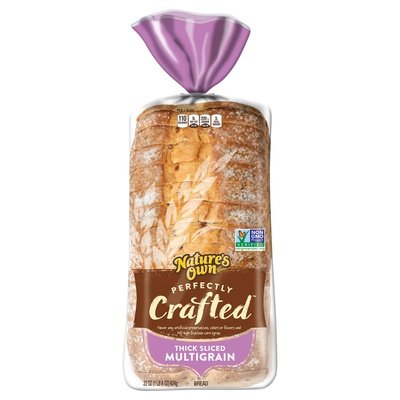 Natures Own Multi Grain Bread Thick Slice 8/22 Oz [UNFI #57609]