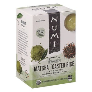 Numi Tea Toasted Rice 6/18 Bag [UNFI #32352]