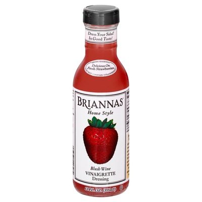 Briannas Blush Wine Vinaigrette 6/12 Oz [UNFI #25968]