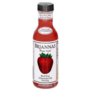 Briannas Blush Wine Vinaigrette 6/12 Oz [UNFI #25968]