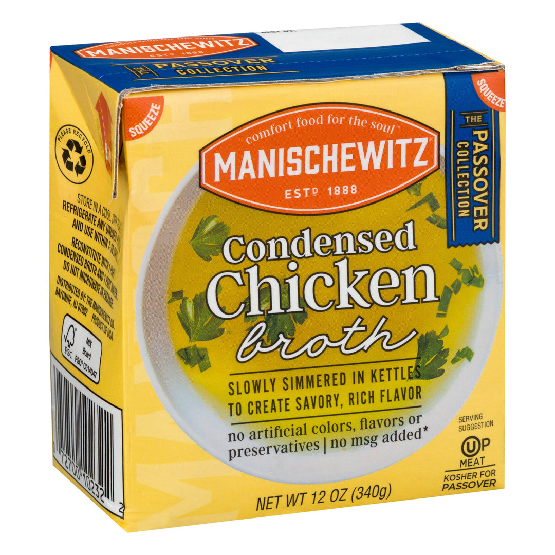 Manischewitz Condensed Chicken Broth 12/12 OZ [UNFI #75518]