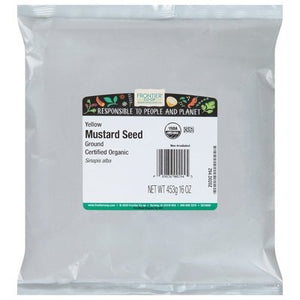 Frontier Nat Prod Co-op Mustard Seed Ground Yellow 1 Lb [UNFI #28340]
