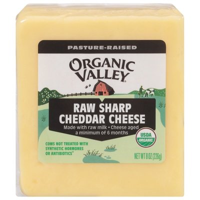 Organic Valley Cheddar Sharp 12/8 Oz [UNFI #10254]
