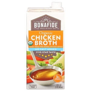 Bonafide Provisions Chicken Broth No Salt Dry 6/32 Oz [UNFI #52733]