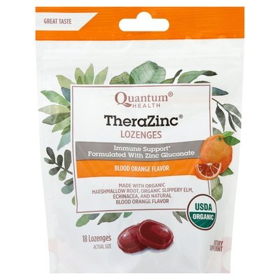 Quantum Health Thera Zinc Blood Orange 18 Ct [UNFI #43983] T