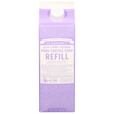 Dr. Bronners Lavender Refill 32 Oz [UNFI #06577] T