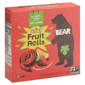 Bear Sour Strawberry Apple Multipk 6/3.5 Oz [UNFI #33621]