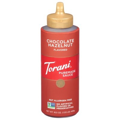 Torani Chocolate Hazelnut 4/16.5 Oz [UNFI #00163]