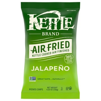 Kettle Brand Jalapeno Air Fried Chips 15/4.25 Oz [UNFI #78128]