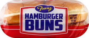 Franz Bakery 8 Ct Hamburger Buns 12/15 Oz [UNFI #33687]