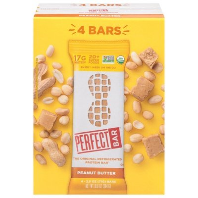 Perfect Bar Pb Bar Peanut Butter 4 Pk 4/4/2.5 Oz [UNFI #10907]