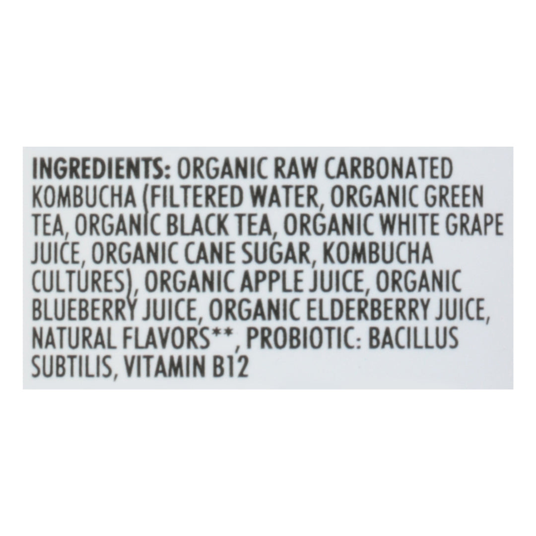 Humm Kombucha Kombucha Blueberry Mint 6/12 Oz [UNFI #01462]