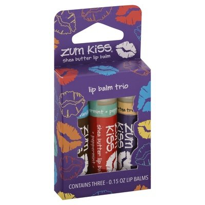 Zum Kiss Lip Balm Trio Assorted 1/3 Ct [UNFI #15318] T