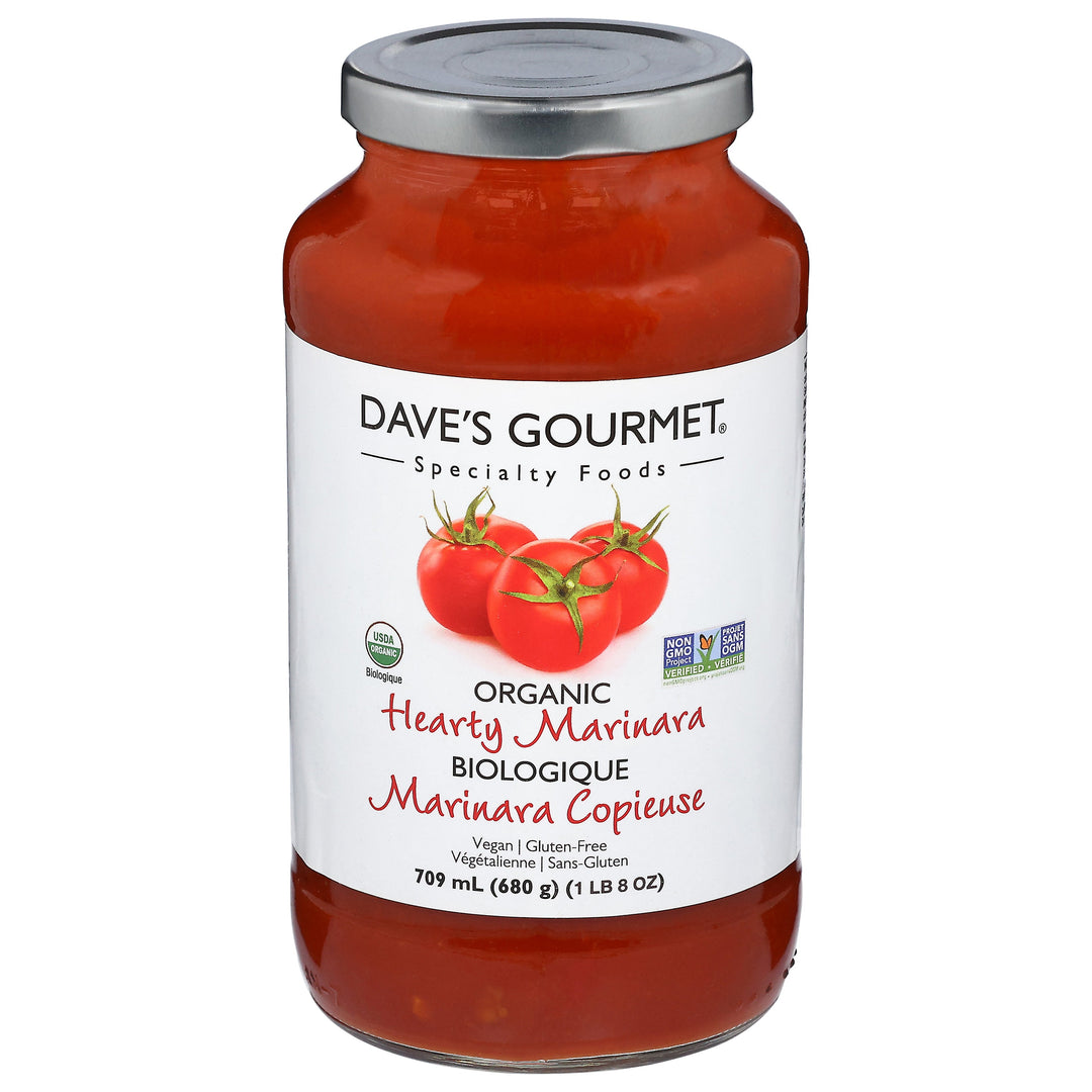 DaveS Gourmet Hearty Marinara Og2 6/24 OZ [UNFI #61909]