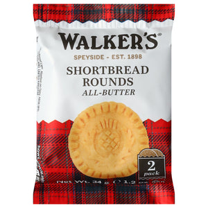 WalkerS Shortbread Rounds 2 Ct 22/1.2 OZ [UNFI #58749]