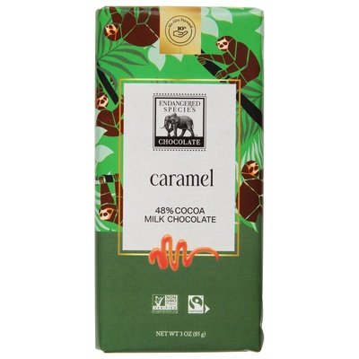 Endangered Species Chocolate Carmel Sloth 12/3 Oz [UNFI #13821]