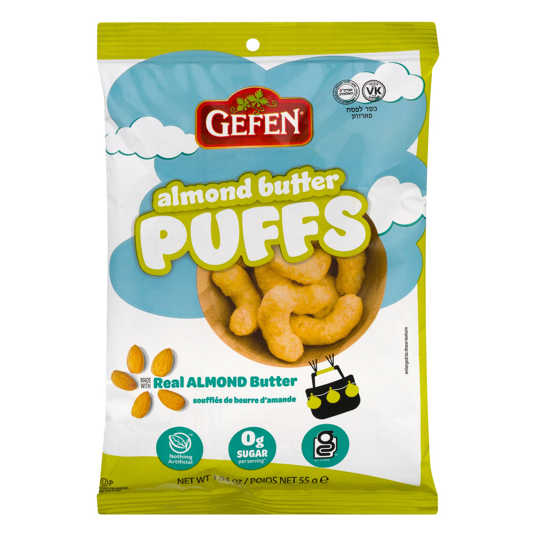 Gefen Butter Puffs Almond 12/1.97 OZ [UNFI #75041]