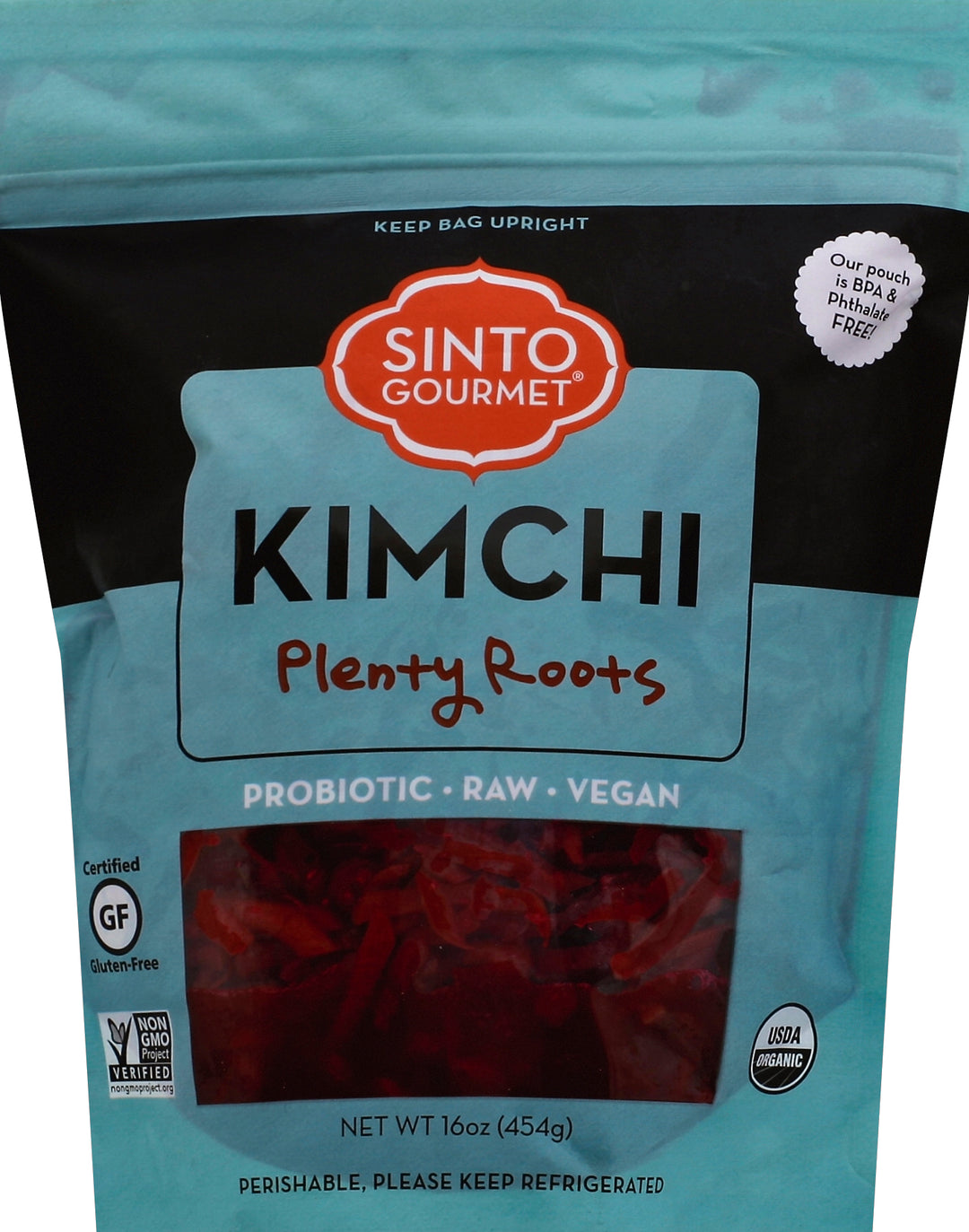 Sinto Gourmet Plenty Roots Kimchi 6/14 Oz [UNFI #46788]