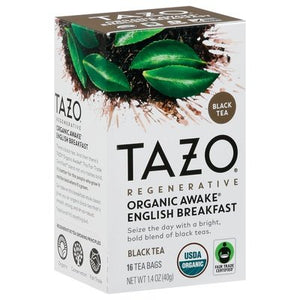 Tazo Awake English Breakfast Tea 6/16 Bag [UNFI #25171]