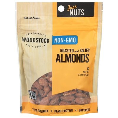 Woodstock Almonds R/S 8/7.5 Oz [UNFI #06761]