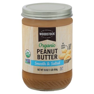 Woodstock Peanut Creamy 12/16 Oz [UNFI #26096]
