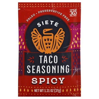 Siete Seasoning Spicy Taco 12/1.31 Oz [UNFI #57511]