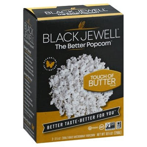 Black Jewell Popcrn Touch Of Butter Microwve 6/10.5 Oz [UNFI #59776]