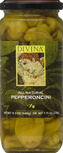 Divina Pepperoncini All Natural 6/15.5 Oz [UNFI #27182]